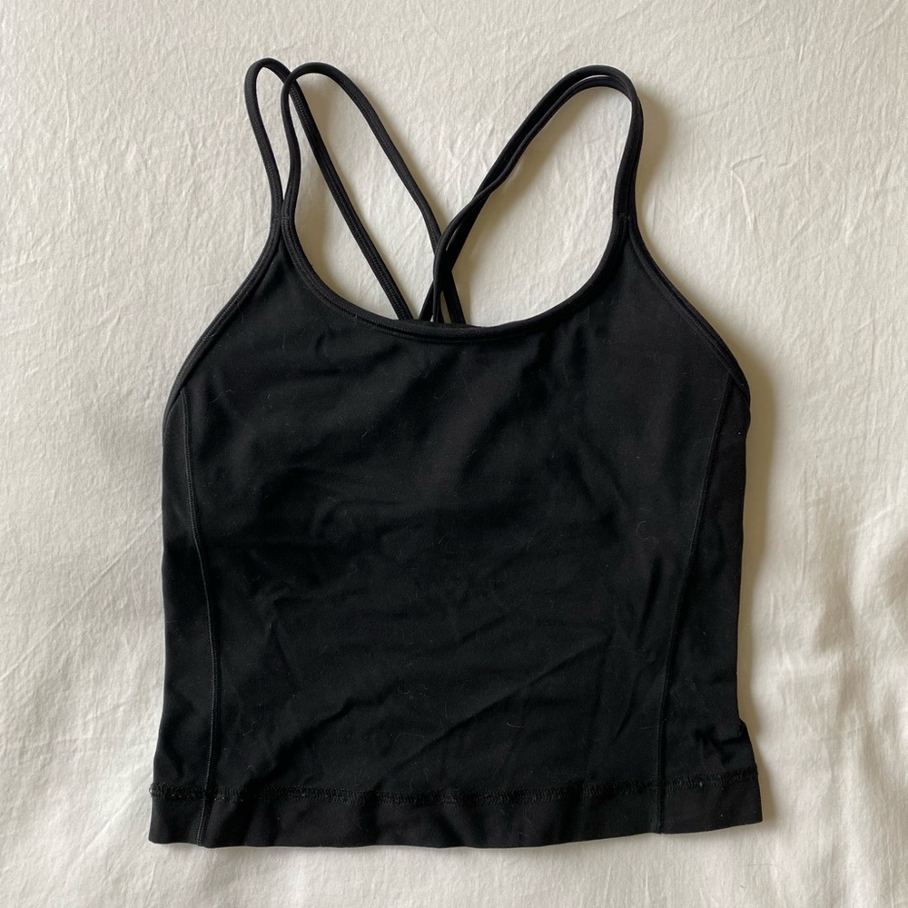 Lululemon Cropped Strappy Tank Top